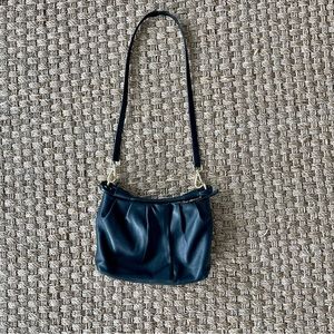 & Other Stories 100% Leather Crossbody Bag with Gold details